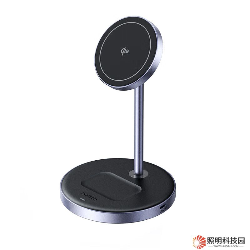 支持 iPhone 15W 快充：綠聯(lián) Qi2 認(rèn)證磁吸充電支架 113 元國補開啟