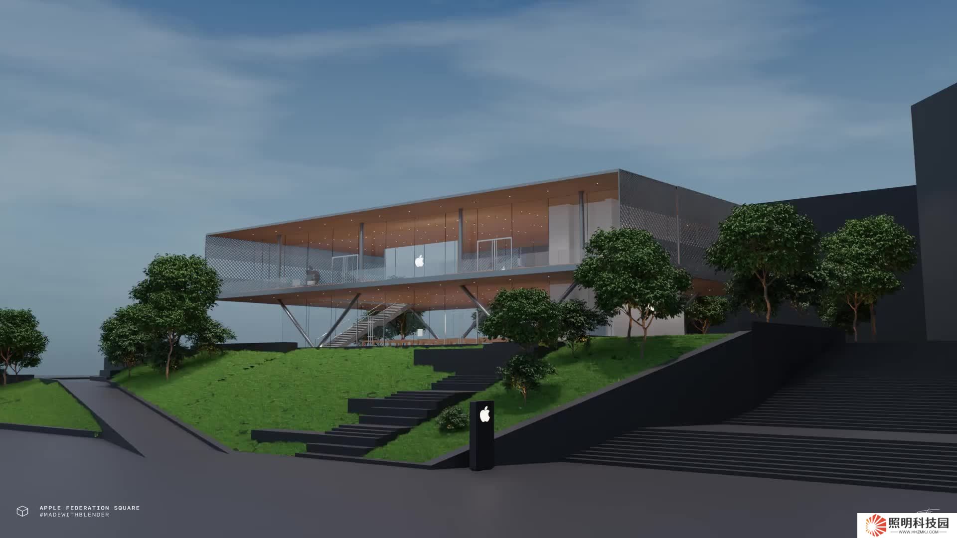 六年后再回首：未建成的蘋(píng)果墨爾本旗艦店渲染圖首曝