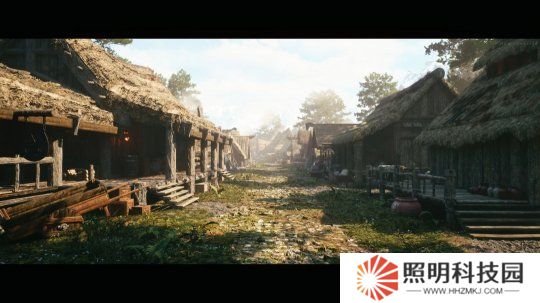 最美河木鎮(zhèn)！如果用虛幻5.4重現(xiàn)《上古卷軸5》