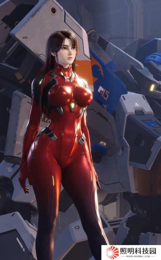 《解限機(jī)》紅衣美女機(jī)師視頻 身材和顏值很棒！